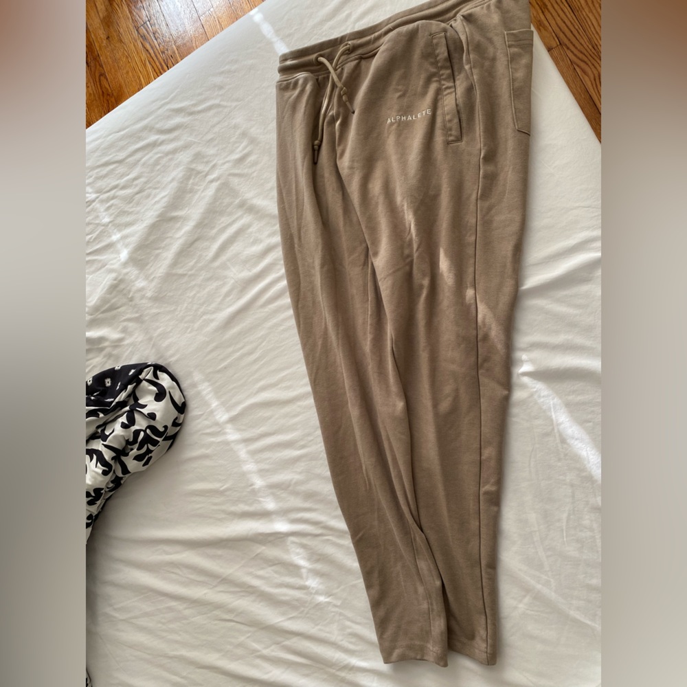 Tan Alphalete Joggers